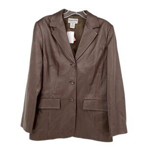 Pendleton Brown Classic Leather Jacket | Size S